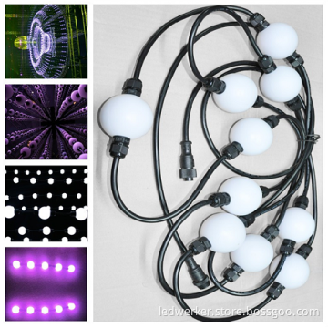 50mm SMD5050 DMX 3d sphere ball